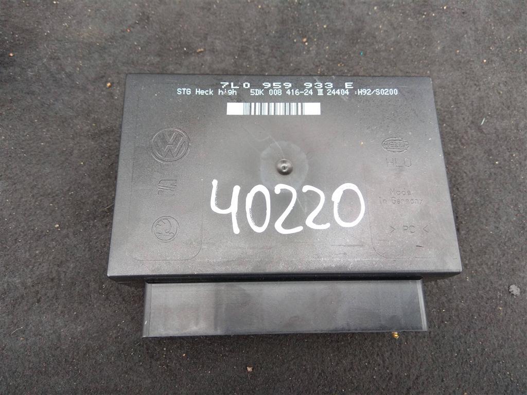 блок комфорта Volkswagen Touareg 1 поколение 2004, 4.2 л., бензин, внедорожник 5 дв., 7L0959933E, 7L0959933F, 7L0959933H, . - фото №1