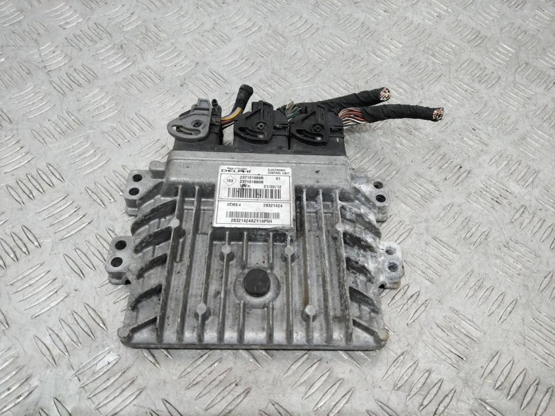 блок управления двигателем Renault Clio 4 поколение 2012, 1.5 л., дизель, МКПП, 237101989R - фото №1