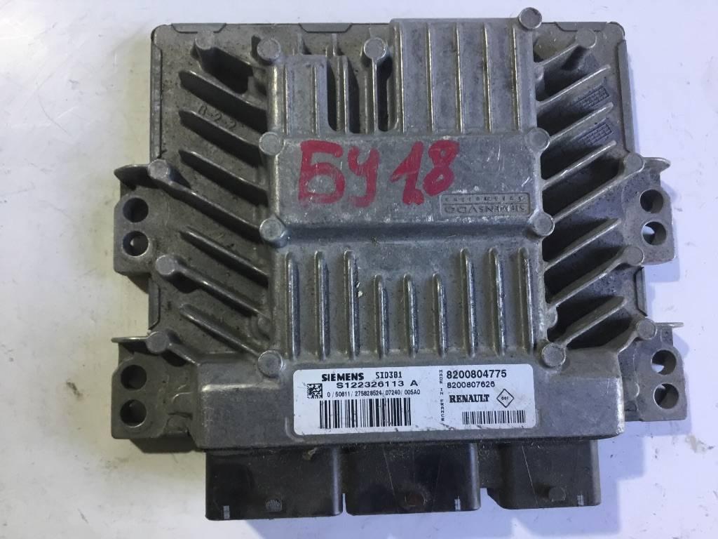 блок управления двигателем Renault Scenic 2 поколение 2004, 1.5 л., дизель, 8200804775 - фото №1