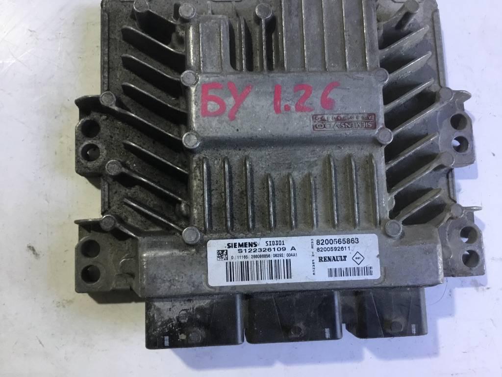 блок управления двигателем Renault Megane 2 поколение 2005, 1.5 л., дизель, 8200565863 - фото №1