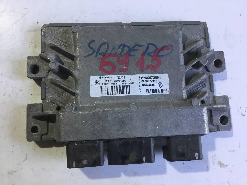 блок управления двигателем Renault Sandero 1 поколение 2009, 1.4 л., бензин, 8200672654 - фото №1