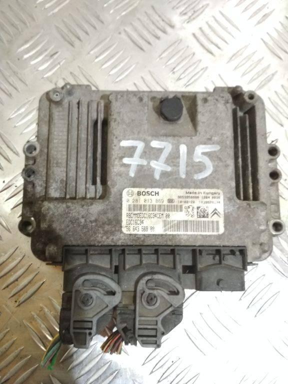 блок управления двигателем Peugeot Expert 2 поколение 2010, 1.6 л., дизель, 9664356980 - фото №1