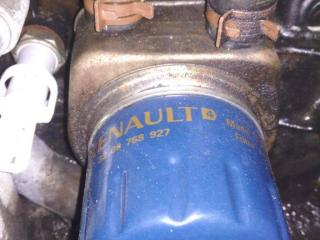 теплообменник масляного фильтра Renault Scenic 2 поколение 2004, 1.9 л., дизель, МКПП