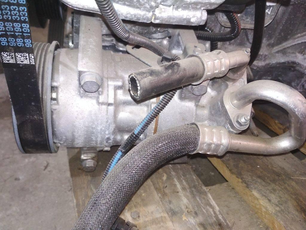 компрессор кондиционера Peugeot 208 1 поколение 2016, 1.2 л., бензин - фото №1