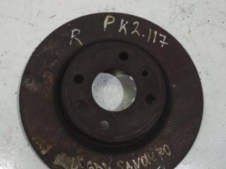 диск тормозной передний Dacia Logan 1 поколение [рестайлинг] 2008