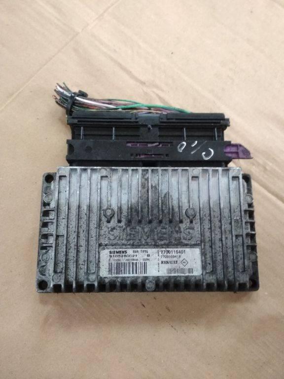 блок управления АКПП Renault Clio 2 поколение 2000, 1.6 л., бензин, АКПП, 7700115401, SIEMENS - фото №1