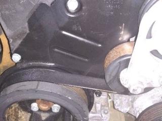 защита (кожух) ремня ГРМ Volkswagen Polo 4 поколение 2002, 1.4 л., дизель, 045109147A