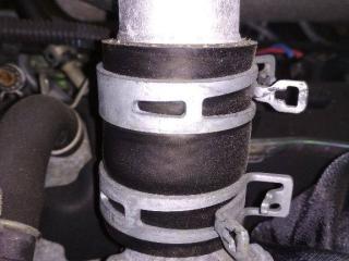 патрубок интеркулера Toyota Yaris P1 [рестайлинг] 2004, 1.4 л., дизель, МКПП