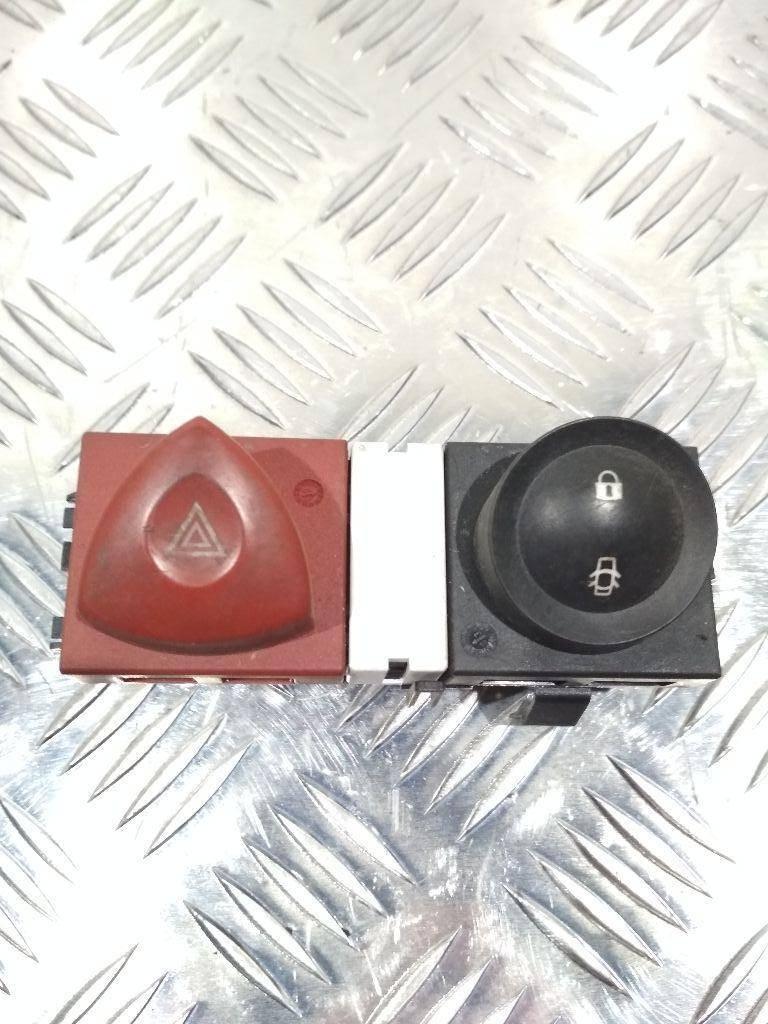 кнопка аварийной сигнализации Renault Megane 2 поколение 2003, DELPHI, 8200095493 - фото №1