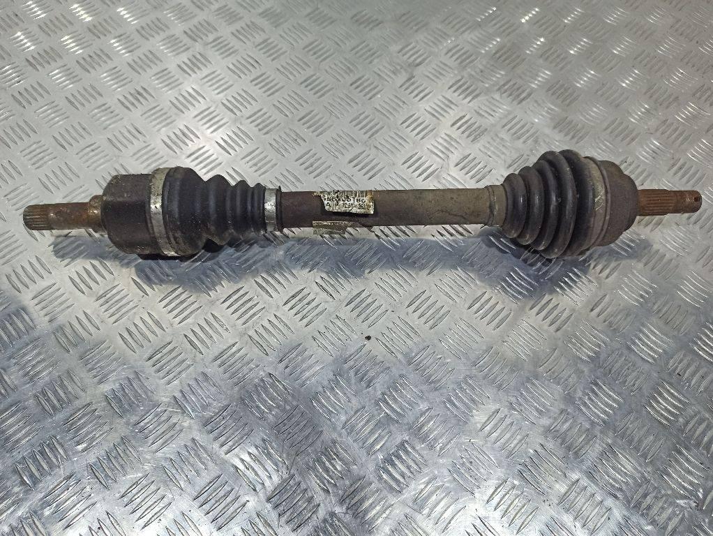 полуось передняя левая (приводной вал, ШРУС) Peugeot 207 1 поколение 2008, 9656135180 - фото №1