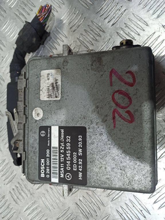 блок управления двигателем Mercedes-Benz C-Класс W202/S202 1996, 2.5 л., дизель, 0281001200, 0145455932 - фото №1