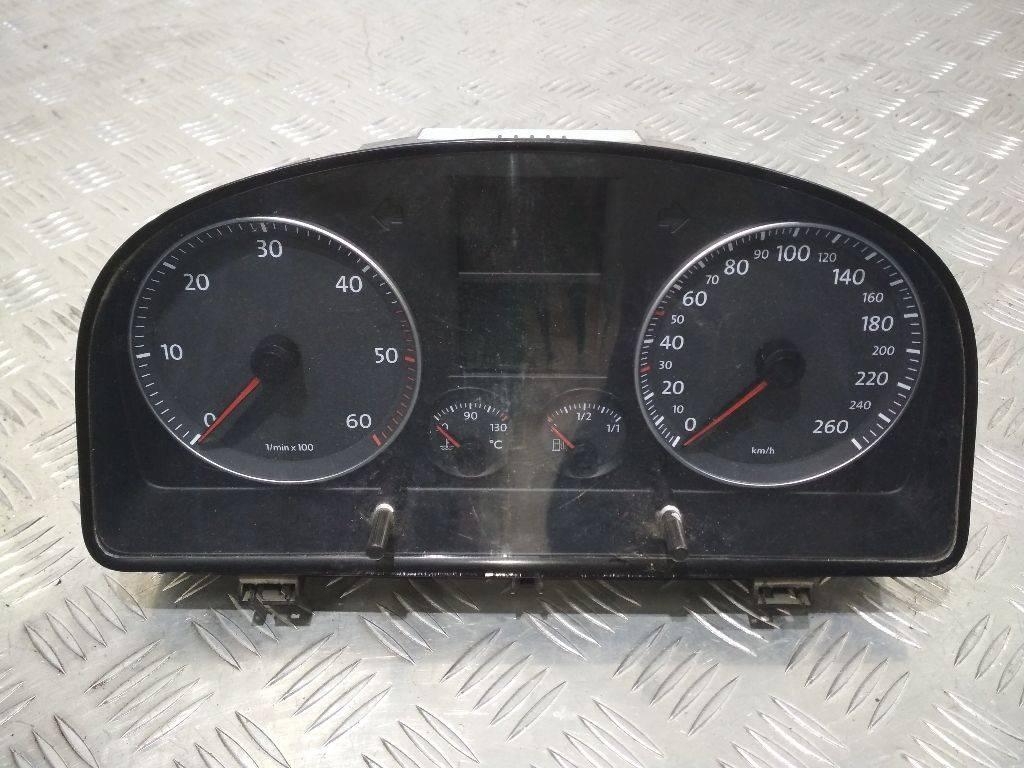 щиток приборов (приборная панель) Volkswagen Touran 1 поколение 2004, 1T0920860G - фото №1