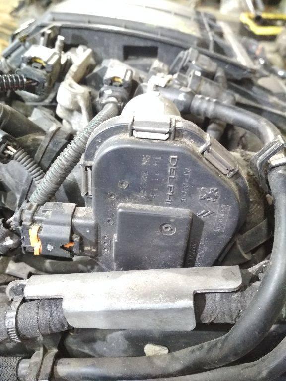 заслонка дроссельная Peugeot 208 1 поколение 2013, 1.4 л., дизель, МКПП, 9673534480 - фото №1