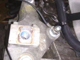 кронштейн КПП Ford Focus 2 поколение 2005, 2.0 л., дизель, МКПП