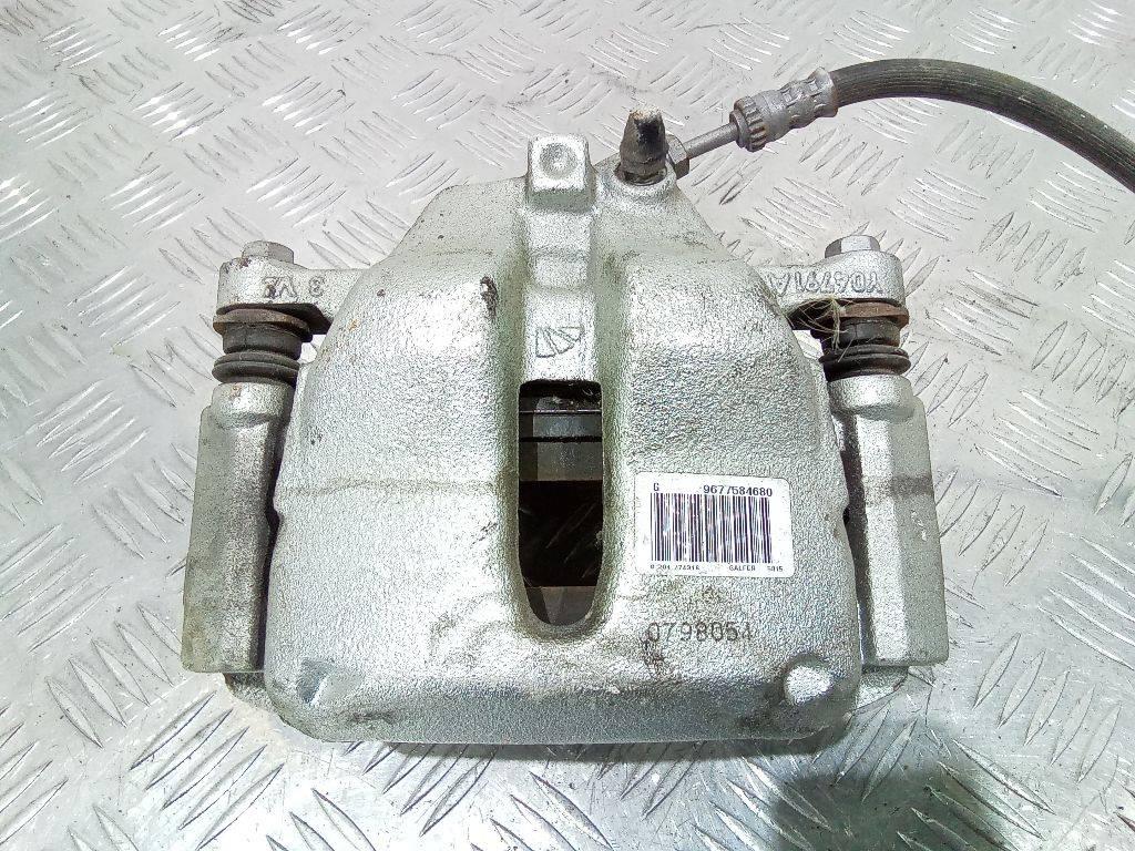 суппорт передний левый Opel Crossland X 1 поколение 2018, 1.2 л., бензин, 9677584680 - фото №1