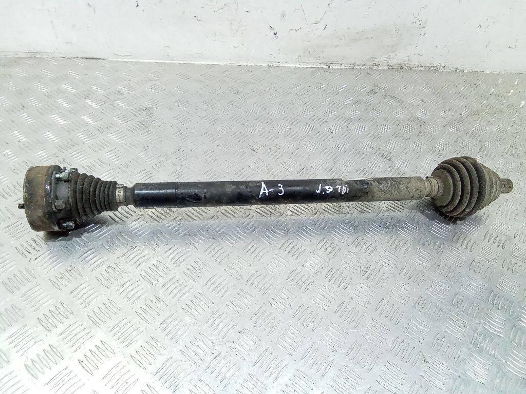 полуось передняя правая (приводной вал, ШРУС) Audi A3 8P 2003, 1.9 л., дизель - фото №1