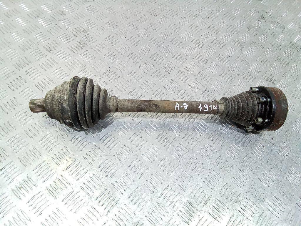 полуось передняя левая (приводной вал, ШРУС) Audi A3 8P 2003, 1.9 л., дизель - фото №1