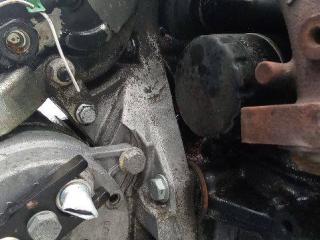 кронштейн компрессора кондиционера Renault Megane 1 поколение 1998, 1.6 л., бензин, МКПП