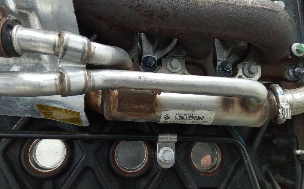 охладитель EGR / Радиатор EGR Renault Laguna 3 поколение 2007, 1.9 л., дизель, МКПП, 8200657537 - фото №1
