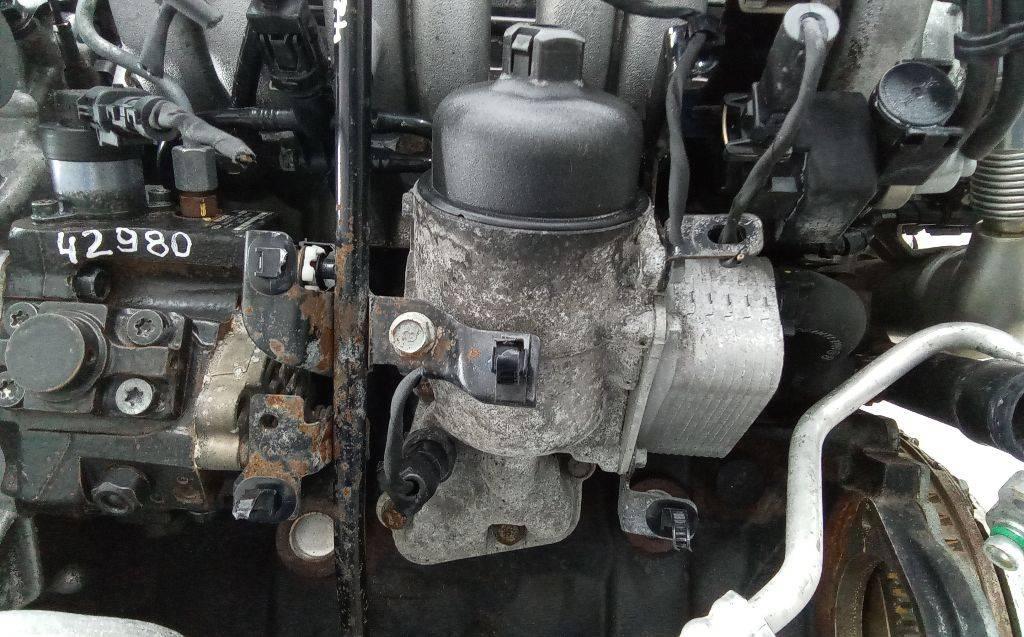 корпус масляного фильтра Hyundai i30 FD 2008, 1.6 л., дизель, МКПП, 264102A501 - фото №1