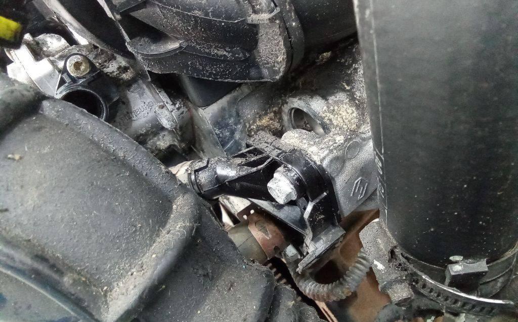 фланец (тройник) системы охлаждения Renault Clio 3 поколение 2006, 1.5 л., дизель, МКПП - фото №1