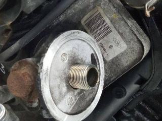 теплообменник масляного фильтра Renault Clio 3 поколение 2007, 1.5 л., дизель, МКПП, 779744