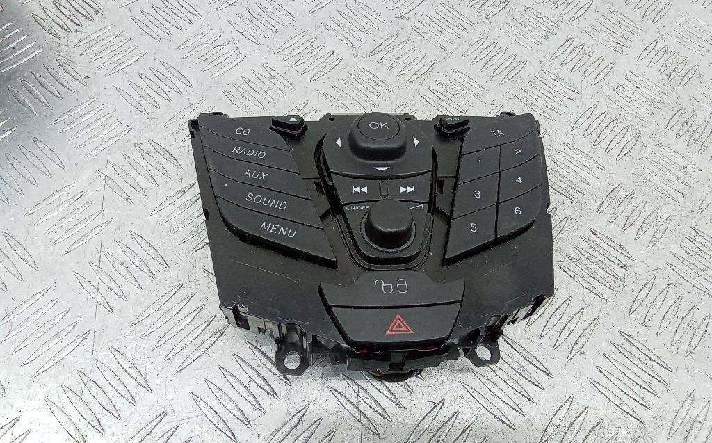 панель управления магнитолой Ford Fiesta 6 поколение 2011, 8A6T18K811AD - фото №1