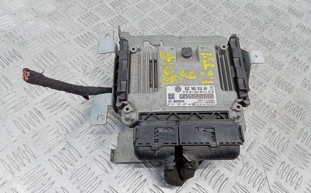 блок управления двигателем Volkswagen Golf 6 поколение 2010, 1.6 л., дизель, 03C906016 - фото №1