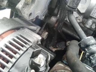 кронштейн генератора Peugeot 406 1 поколение 1997, 1.9 л., дизель, МКПП