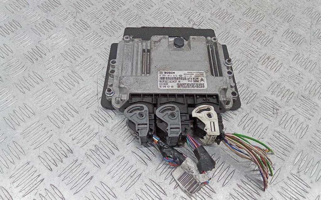 блок управления двигателем Citroen Berlingo 2 поколение (B9) 2010, 1.6 л., дизель, МКПП, 9664843780 - фото №1