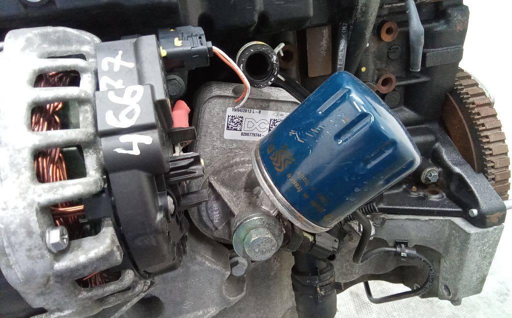 теплообменник масляного фильтра Dacia Sandero 2 поколение 2013, 1.5 л., дизель, МКПП, 8200779744 - фото №1