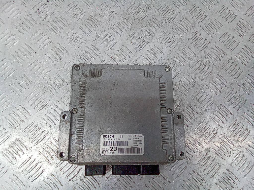 блок управления двигателем Citroen Xsara Picasso 1 поколение 2003, 9651593480 - фото №1