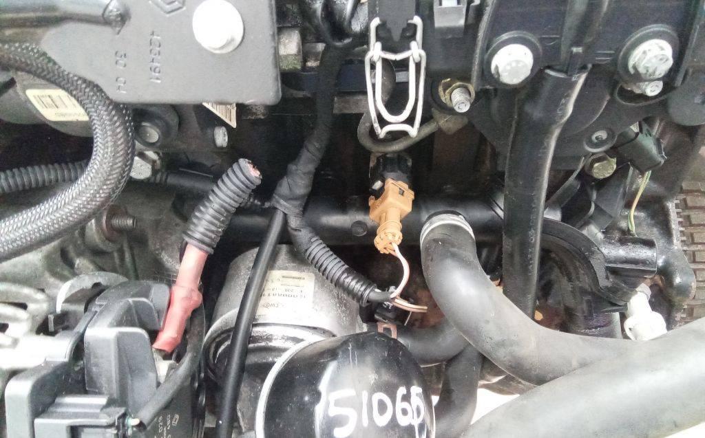 трубка охлаждающей жидкости Renault Modus 1 поколение 2005, 1.5 л., дизель, МКПП - фото №1