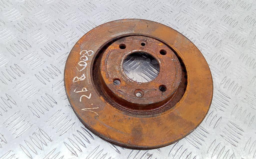 диск тормозной передний Peugeot 2008 1 поколение 2014, 1.2 л., бензин - фото №1