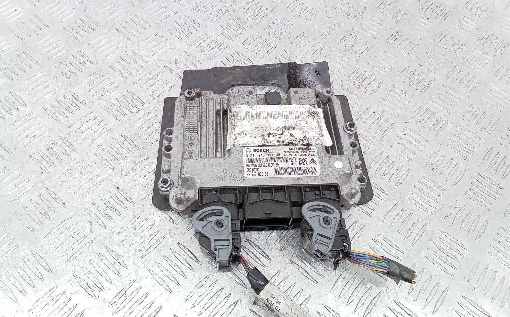 блок управления двигателем Peugeot 5008 1 поколение 2010, 1.6 л., дизель, МКПП, 9666986680 - фото №1