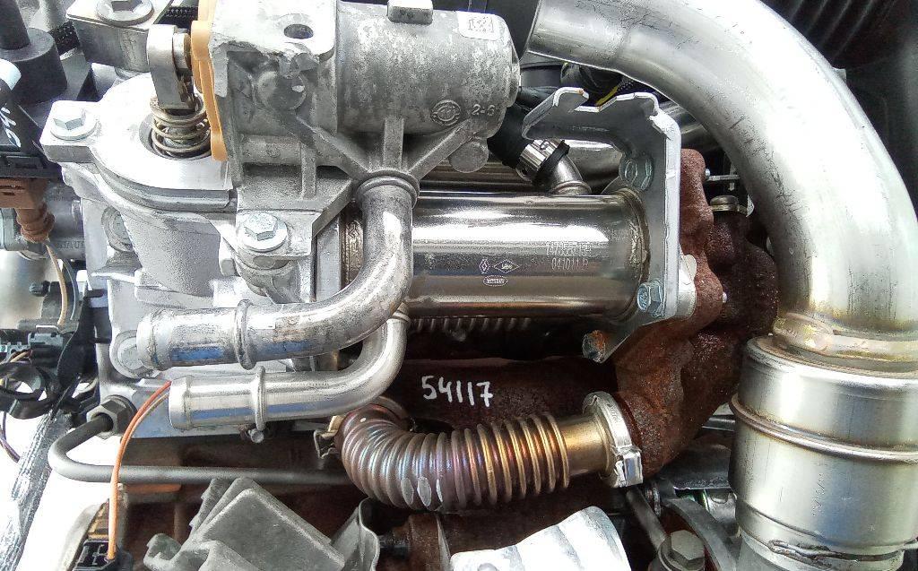 охладитель EGR / Радиатор EGR Dacia Sandero 1 поколение 2011, 1.5 л., дизель, МКПП, 147355713R - фото №1