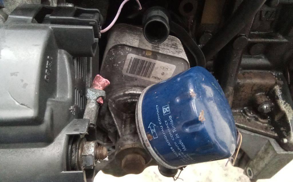 теплообменник масляного фильтра Renault Megane 3 поколение 2008, 1.5 л., дизель, МКПП, 779744 - фото №1