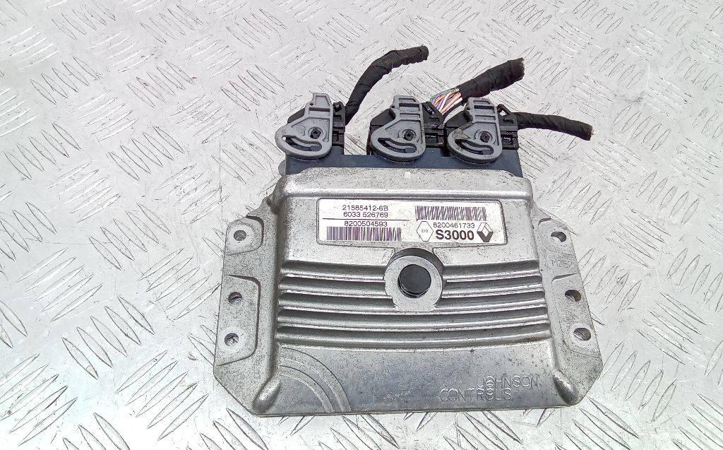 блок управления двигателем Renault Clio 3 поколение 2006, 1.4 л., бензин, МКПП, 8200504593 - фото №1