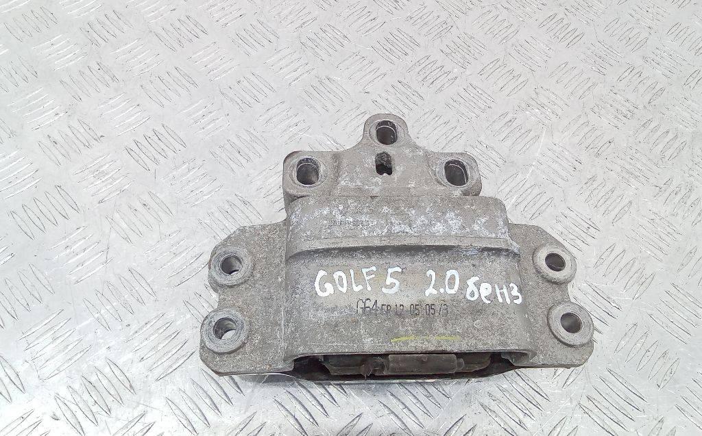 подушка крепления двигателя Volkswagen Golf 5 поколение 2005, 2.0 л., бензин, 1K0199555 - фото №1