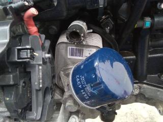 теплообменник масляного фильтра Renault Twingo 2 поколение [рестайлинг] 2011, 1.5 л., дизель, МКПП, 779744