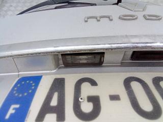 подсветка номера Renault Modus 2 поколение 2009