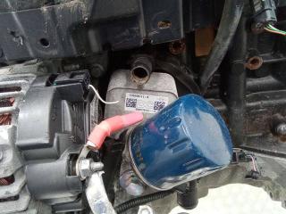 теплообменник масляного фильтра Renault Megane 3 поколение [2-й рестайлинг] 2013, 1.5 л., дизель, 8200779744