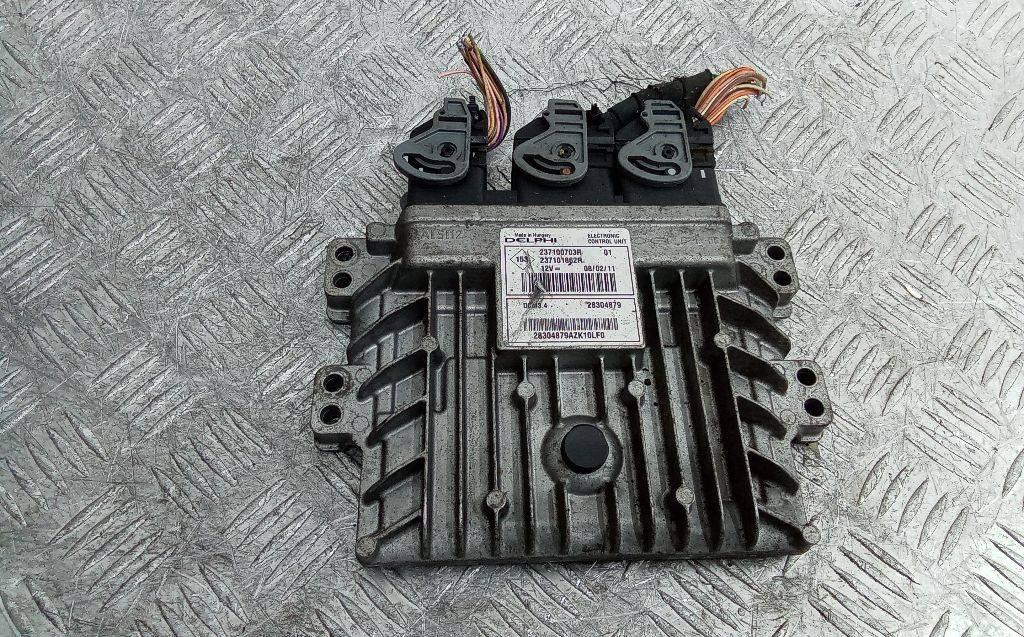 блок управления двигателем Dacia Sandero 1 поколение 2011, 1.5 л., дизель, МКПП, 237100703R - фото №1