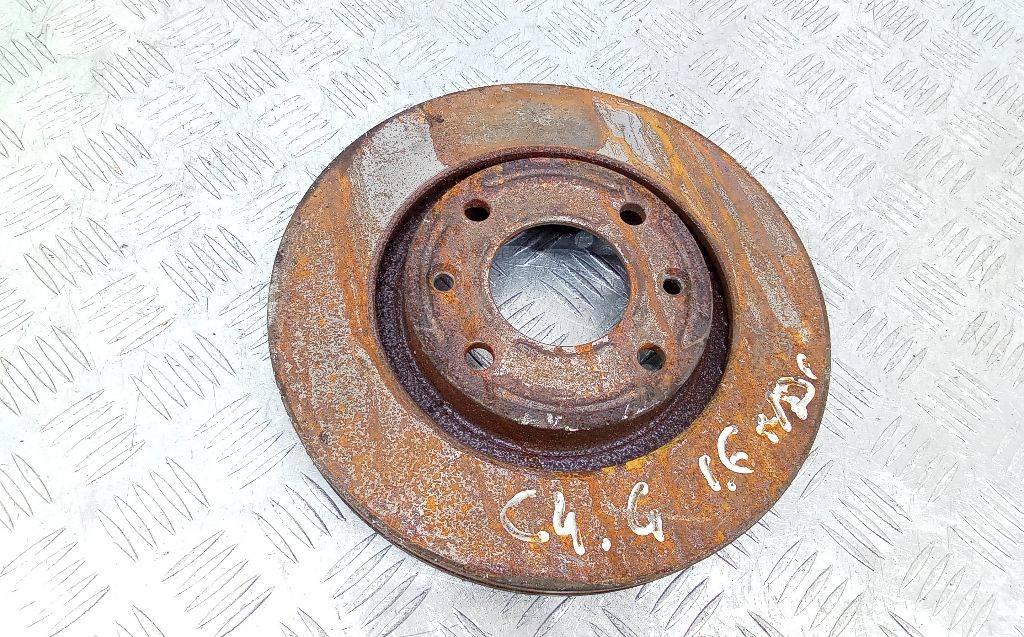 диск тормозной передний Citroen C4 2 поколение 2012, 1.6 л., дизель - фото №1