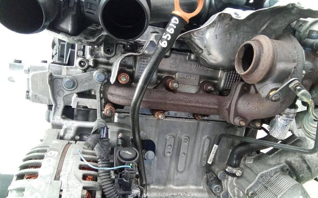 коллектор выпускной Citroen C4 1 поколение 2006, 1.6 л., дизель, МКПП - фото №1