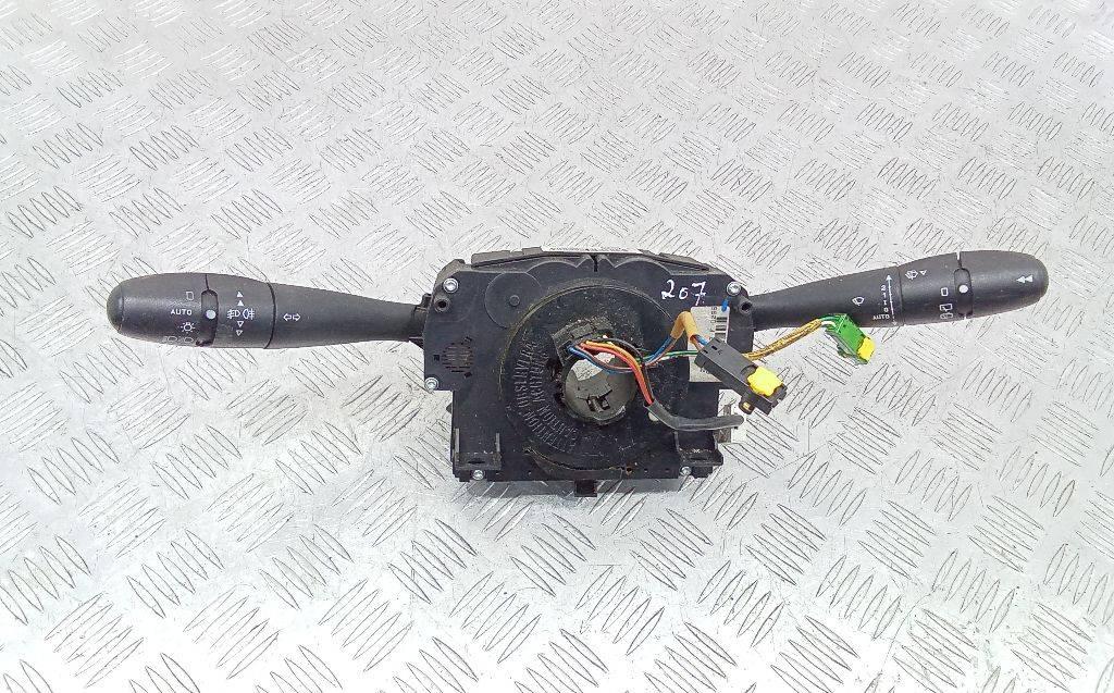 переключатель подрулевой (стрекоза) Peugeot 207 1 поколение 2008, 96630718XT - фото №1