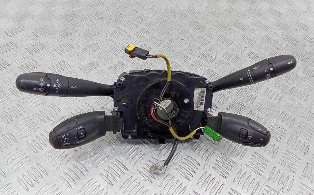 переключатель подрулевой (стрекоза) Peugeot 207 1 поколение 2007, 96630724XT - фото №1