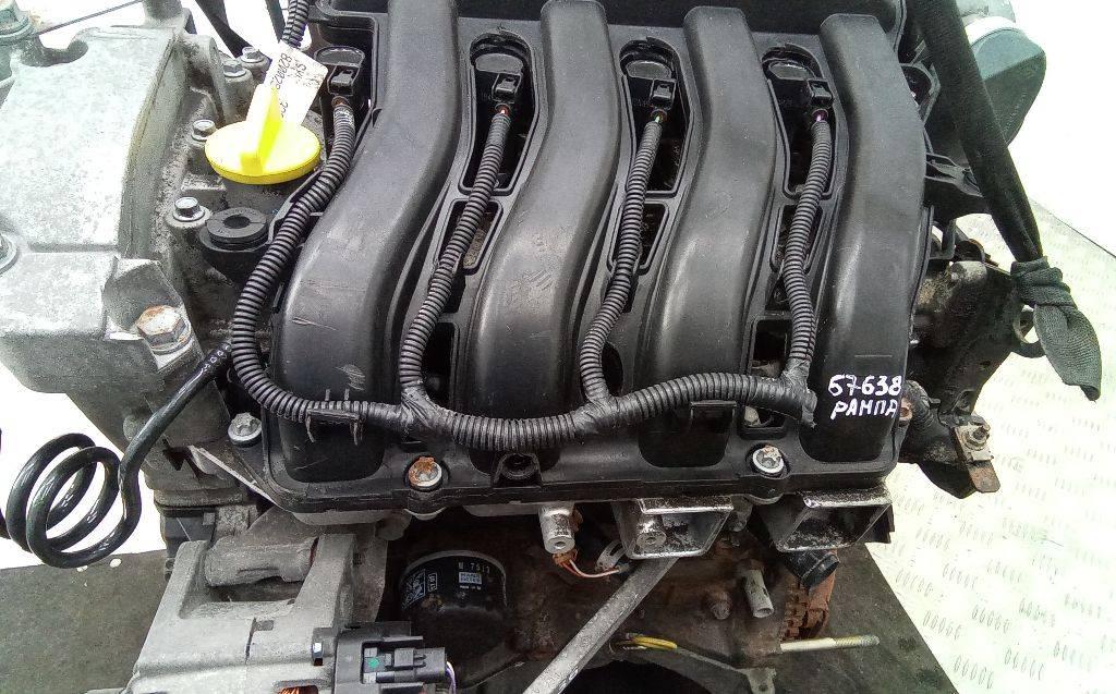 форсунка Renault Megane 2 поколение 2005, 1.6 л., бензин, МКПП - фото №1