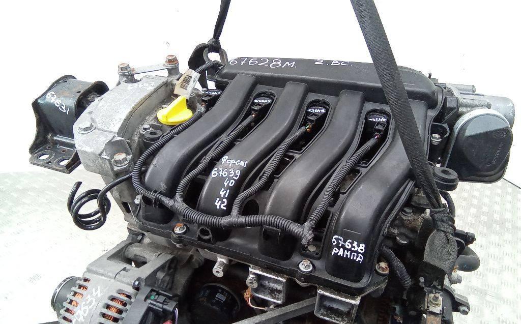 коллектор впускной Renault Megane 2 поколение 2005, 1.6 л., бензин, МКПП, 8200275053 - фото №1