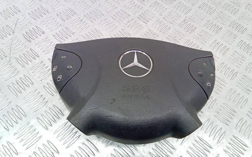 подушка безопасности водителя Mercedes-Benz E-Класс W211/S211 2003, 21186002029 - фото №1